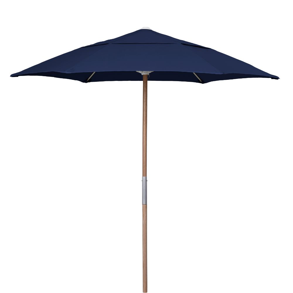 Fiberbuilt Umbrellas & Cushions 7BPU-6R-WDO-SP-Navy Blue 7.5